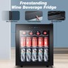 STAIGIS Beverage Refrigerator, 1.6 Cu.ft Mini Fridge w/ 45 Can