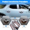 HIRUFAIT Door Handle Cover Protector for H-yundai Santa Cruz 2022