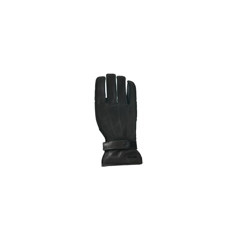 JRP Motorcycle Leather Gloves DBN Black S Finger Long