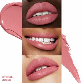 Smashbox Be Legendary Prime & Plush Lipstick | High Pigment, Moisturizing with Ceramides + Peptides, Literal Queen