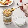 LANDNEOO 4 Pack Overnight Oats Containers with Lids and Spoons,