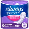 Always Discreet for Bladder Leaks, Ultimate Overnight, Long Length, 28