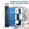 Moroayop Golf Bag Wall Mount for Garage, Adjustable Sliding Storage