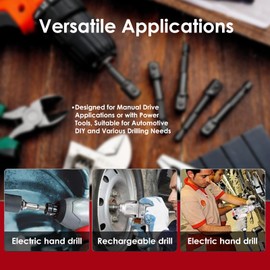 YAFIYGI 2 Pack 3/8 Impact Adapter Set 1/4 Inch to 3/8 Socket Adapter Kit for Impact Driver Automotive DIY Extension Socket Driver Bits Handle Nut Driver and Drills Hex Drive Socket Adaptor