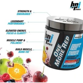 Pré Treino 1mr One More Rep - Bpi Sports - Importado de EE. UU.