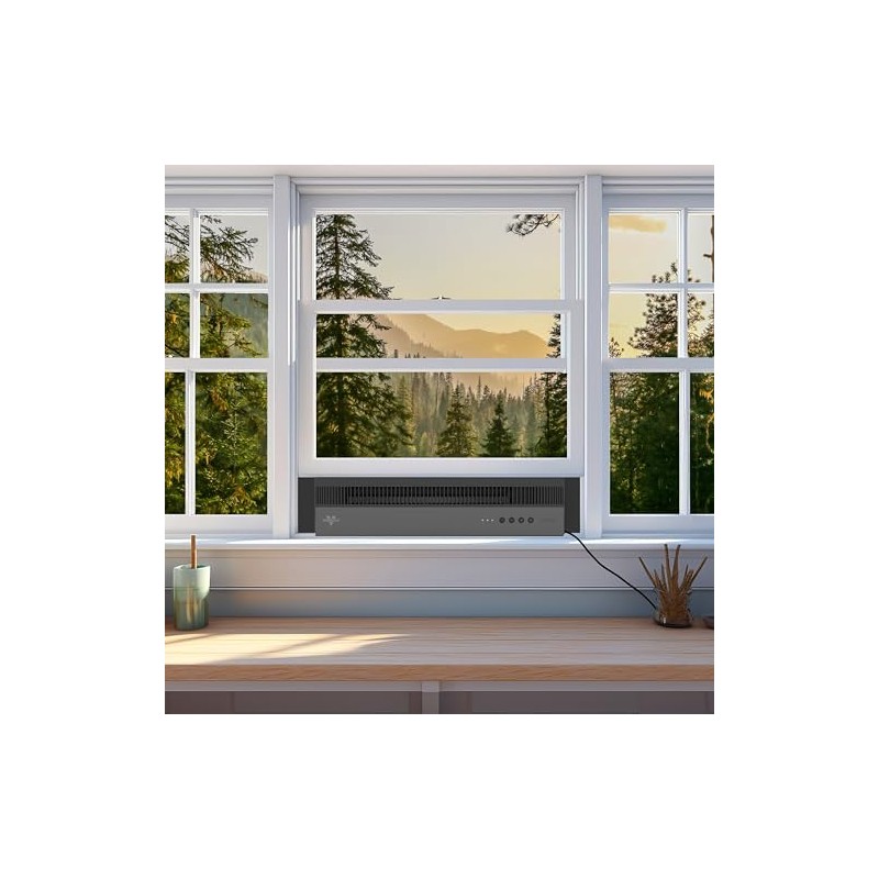 Vornado PROFILE Window Fan, Whole Room Air Circulator, Reversible Exhaust,
