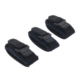 Soundspire 3-Pack Guitar String Silencer, 185mm Noise Reducer for Electric/Acoustic/Bass Guitars with Cotton Pad & Adjustable Strap