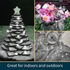LAMPHOME 100 LED White Fairy Lights Battery Operated, Mini Battery
