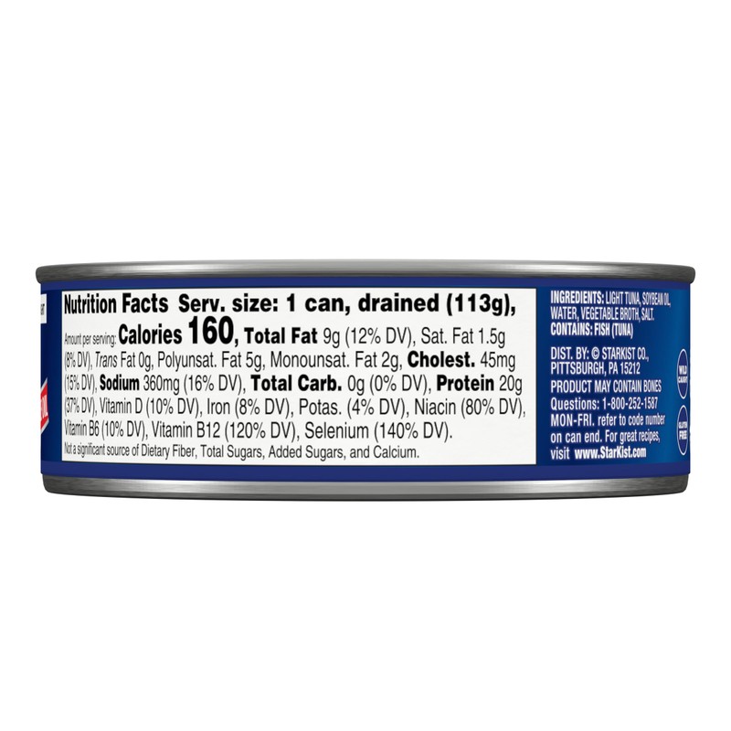 StarKist Chunk Light Tuna in Oil, 5 Oz, Pack of