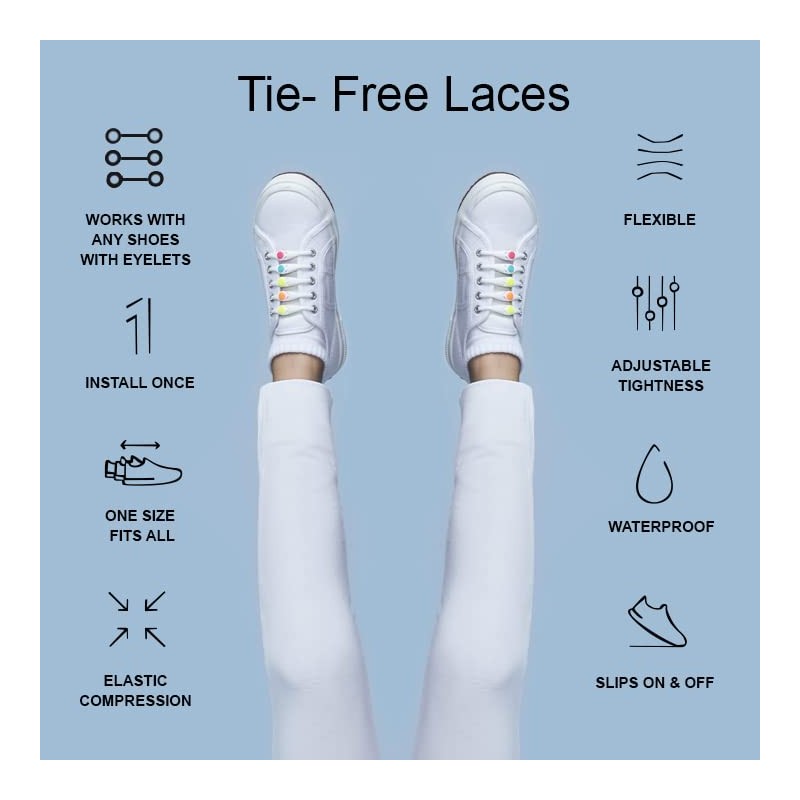 Hickies Elastic Tie-Free Shoe Laces 2.0 - Orange -