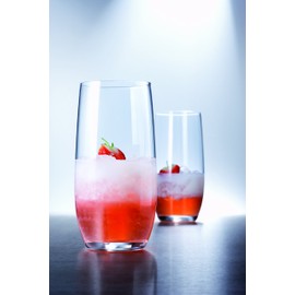 Schott Zwiesel Tritan Crystal Glass Banquet Barware Collection Beer Tumbler/Long Drink Cocktail Glass, 14.2-Ounce, Set of 6