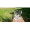 Crown Royal Crystal Cut "Sunburst" Whisky Wine Rocks Glass Logo