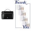IOPE 홀리데이 에코레더박스백 파우치 + 아이오페 스템3 4종 여행용 4키트 세트 Holiday Eco Leather Box Bag Pouch + IOPE Stem3 4-Set Travel Kit