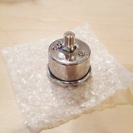 Marshall Gauge 0-30 Psi Fuel Pressure Gauge Carbon Fiber 1.5" Dia. Liquid Filled