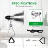 Simple Deluxe 12-Pack Clamp Lamp 5.5 Inch Aluminum Reflector (no