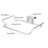 1PCS Cabinet Bag Holder, Stainless Steel Rubbish Bag Holder, Hanging
