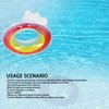 Swimming Ring Pool Float Inflatable Colorful Thickened PVC Pool Float