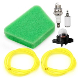 JUUDDENPARTS 530037793 Air Filter Fuel Line Primer Bulb Spark Plug Replacement Replacement for Poulan 1950 2075 2150 2175 2375 Chainsaw Parts