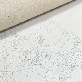 LikeyFactory Paint by Numbers Kit for Adults on Canvas with Paintbrushes Color Acrylic DIY Drawing Premium Quality Colorwork Paintwork (16"x20", Poppy Flowers)