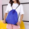 Women Mens Drawstring Backpack Bag Gym Sports Sack Portable Shoe