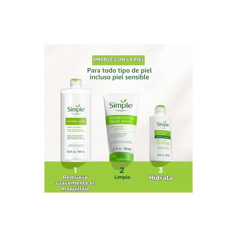 Simple Facial Wash, Moisturizing 5 oz