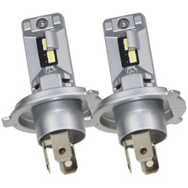 LMMC Super Carry DA16T H4 LED Headlight, Compatible with Vehicle Inspection Ver2, Compact Type, 10000 lm, LH-500RC White