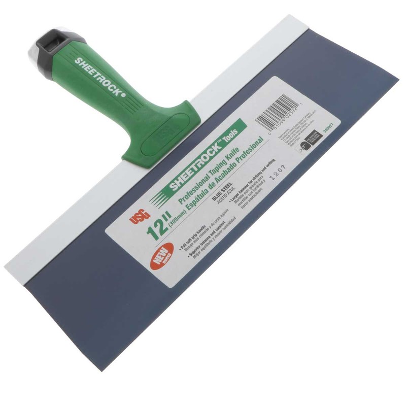 USG Sheetrock Pro Series Blue Steel Drywall Taping Knife with