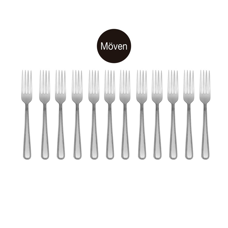 Moven | Set Tenedores de Mesa |Cubiertos de Acero Inoxidable