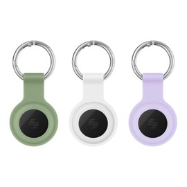 STEREN 3 Cubiertas de silicón para POD-TAG1, POD-TAG3, Verde/Blanco/Lila