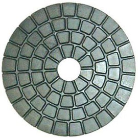 Cyclone Hurricane 4 Inch Wet Resin Polishing Pads - Black Buff Grit
