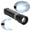 Multi Function Solar Rechargeable Flashlight LED Outdoor Aluminium Alloy Emergency