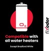 FIXODOR Powered Anode Rod for Water Heater, Stops Rotten Egg