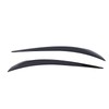 2 Pcs Headlight Eyebrow Headlamp Eyelid Cover Trim Frame Decal