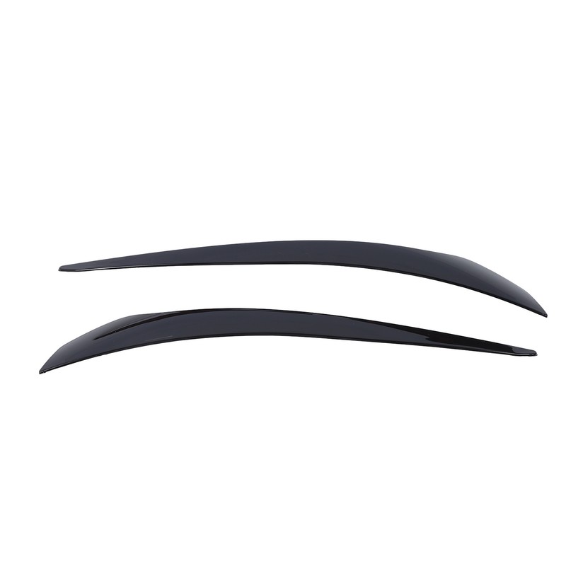 2 Pcs Headlight Eyebrow Headlamp Eyelid Cover Trim Frame Decal