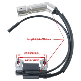 WOTIAN 212cc Ignition Coil Assembly Compatible with Champion Firman 196cc 2000w 3500W 4000W 4750W Generator Parts Fits for Predator 212cc Engines Replaces with Shield Cap