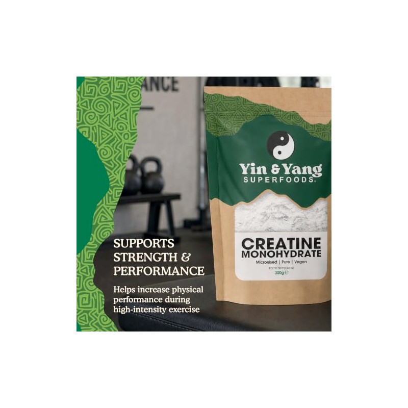 Creatine Monohydrate Powder 300g | Micronised | 85 Servings