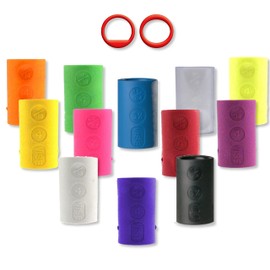 Vise Grip Finger Inserts P/O - Power Lift/Oval - Rubber Inserts for a Bowling Ball - Duo Pack - Durable Grips with Two Sides - Subsequent Fit - 3.5-43/64 - Grape
