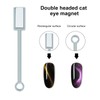 NICENEEDED 3 Pcs Cat Eye Tools for Nails, 2 Designs