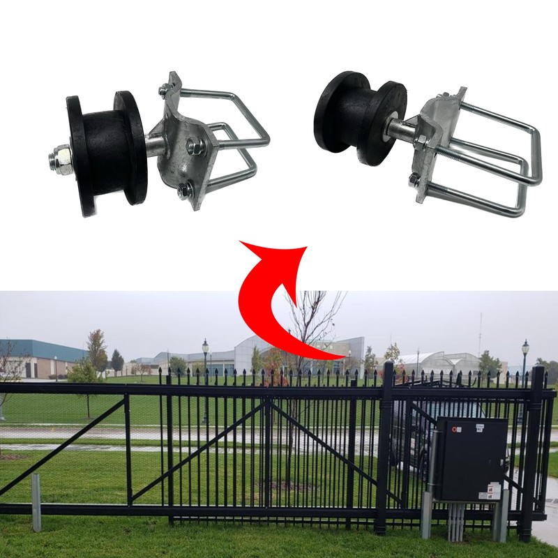 Nylon Sliding Cantilever Gate Rollers for 4" Square Post, 2”
