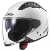 LS2 Helmets Copter Open Face Helmet (Gloss White - 2X-Large)