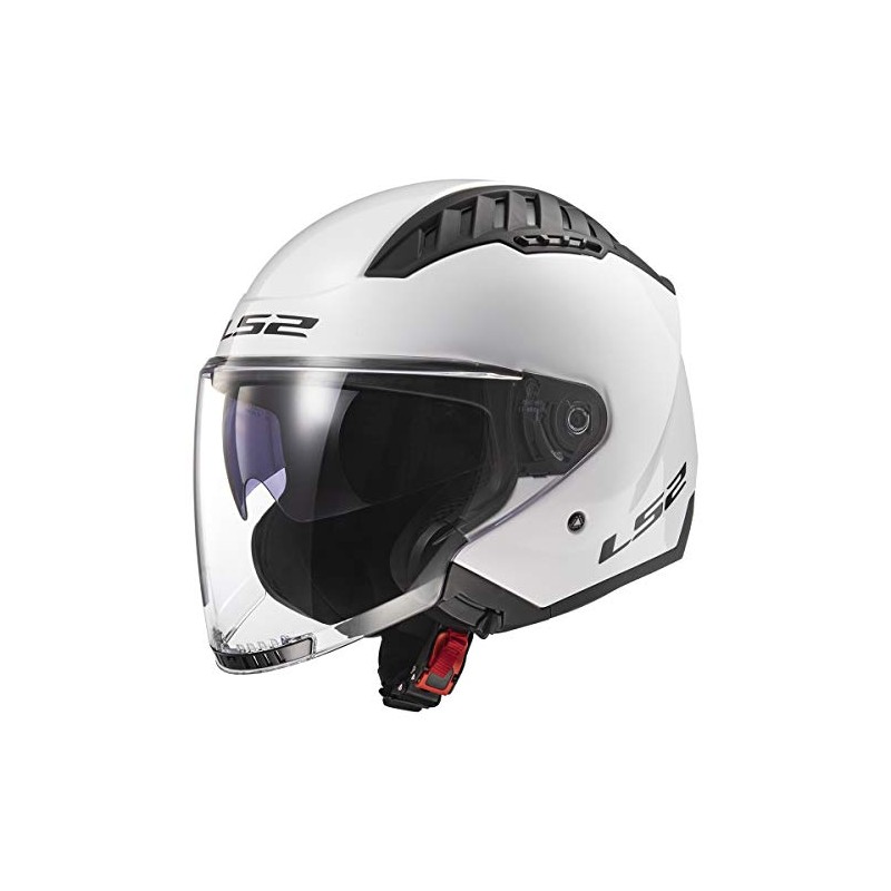 LS2 Helmets Copter Open Face Helmet (Gloss White - 2X-Large)