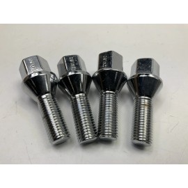 WHITE KNIGHT (20) White Knight 118074 Wheel Conical Seat Lug Bolts 12mm X 1.50