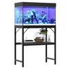 MAHANCRIS 20 Gallon Fish Tank Stand, Aquarium Stand with 2-Tier