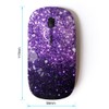 KawaiiMouse [ Optical 2.4G Wireless Mouse ] Glitter Purple Shiny