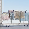 APEXCHASER Clothes Drying Rack, Foldable Gullwing Laundry Rack for Indoor