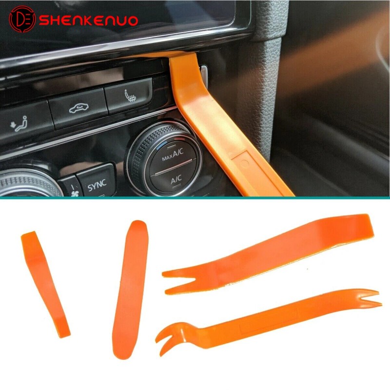 SHENKENUO 4 Pcs Car Trim Removal Tool Kit Panel Door