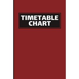 Timetable Chart: Weekly Work Time Sheets. Time Management Notebook
