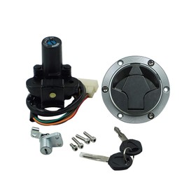 XDF Compatible for Kawasaki EX300 Ninja 300 2013-2017 Ignition Switch Gas Cap Cover Seat Lock Key Set