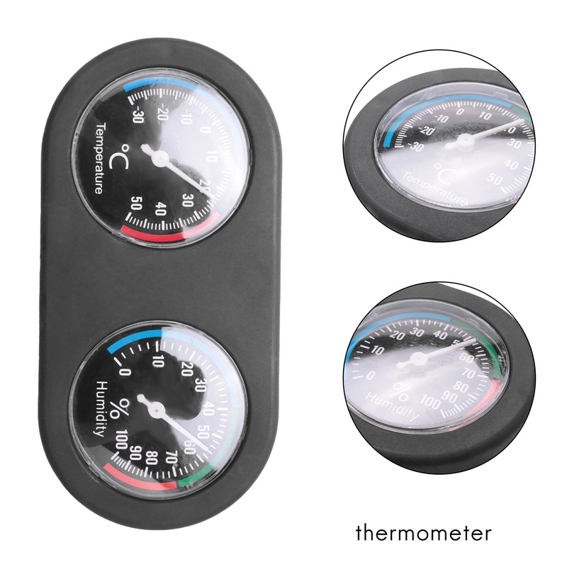Katigan Hygrometer Reptile Tank Thermometer Temperature Humidity Monitor for Vivarium