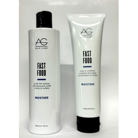 A&G AG Hair Care Fast Food sulfate free shampoo 10oz and leave on conditioner 6oz